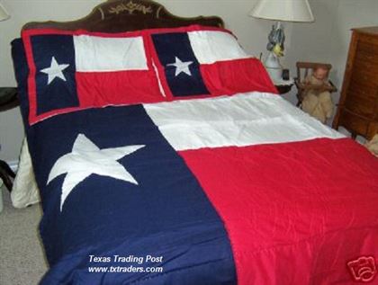 A Texas Flag Comforter/Bedding-King
