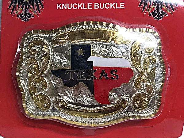 Knuckle Buckle - Texas Size Texas Belt Buckle